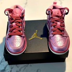 Chrome Pink Jordans